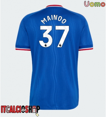 Manchester United Kobbie Mainoo #37 Seconda Maglia 2026-27 Manica Corta